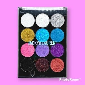 Jacky & Lauren Cosmetics Glitter & Metallic Eyeshadow Palette